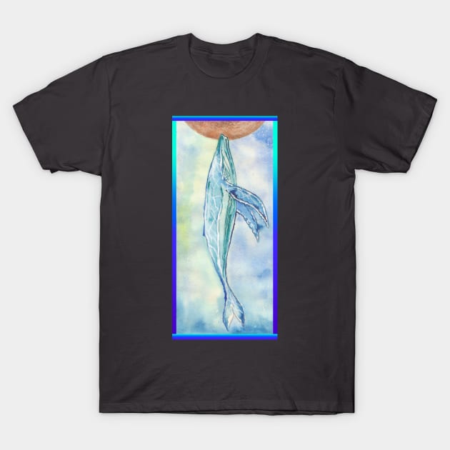 THE DREAMING WHALE T-Shirt by KARMADESIGNER T-SHIRT SHOP